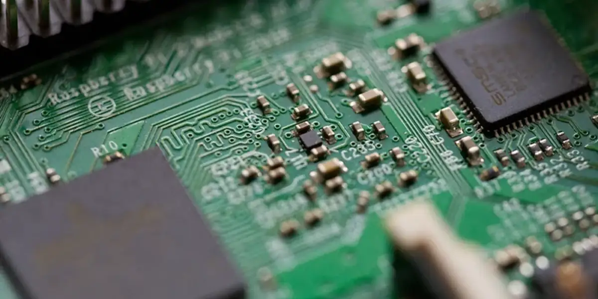 Macro d'une carte Raspberry Pi : socle classique d'un dispositif IoT a securiser.